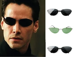 COSPLAY The Matrix Trinity Neo Polarized Sunglasses Men Ultralight Rimless Driving Brand Design Outdoor Fishing Sun Glasse