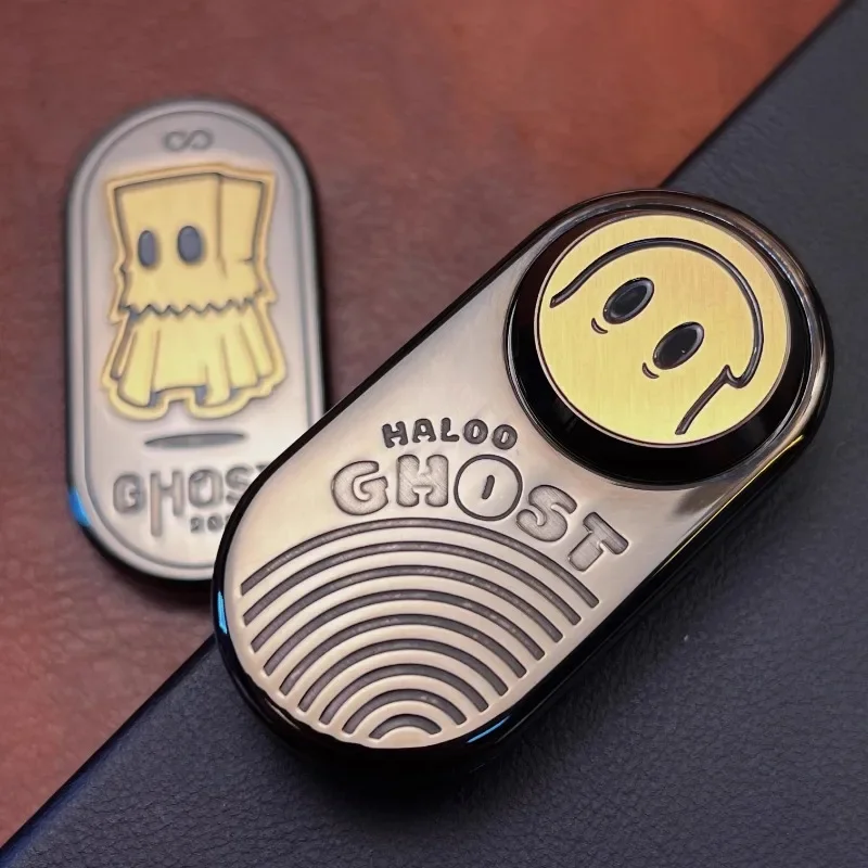 

Ghost Tuning Fork 2.0EDC Paragraph Magnetic Fingertips Metal Mechanical Push Card Magnetic Rotor Decompression Desktop Toy