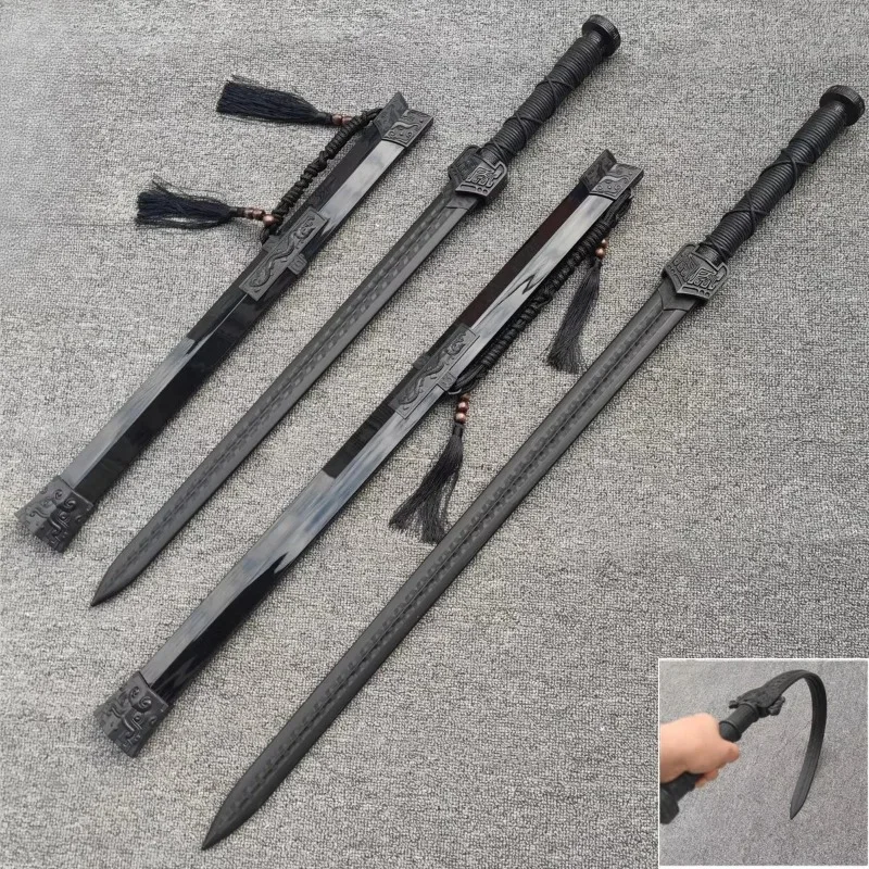 

Tang Hengdao polypropylene plastic knife Han sword prop embroidery spring knife practice performance