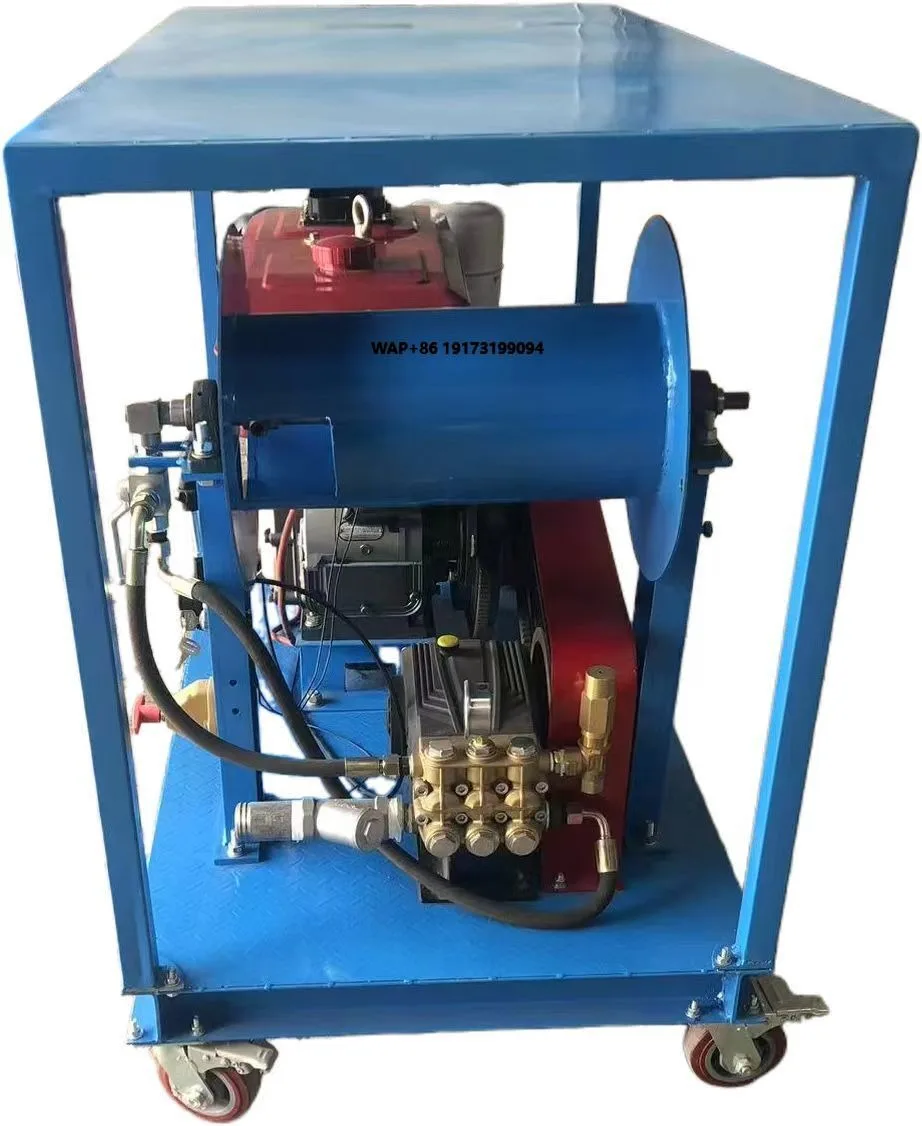 China-made powered Pipeline High-pressure Cleaner  2600Psi Pipeline Sewage Cleaning Machine