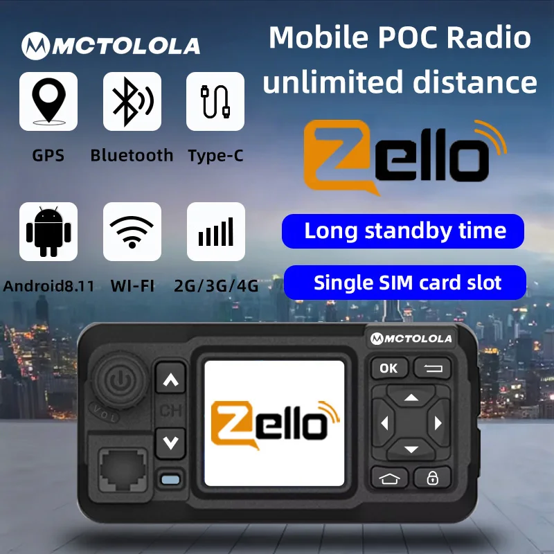 MOTOLOLA 4G أندرويد شبكة متنقلة راديو السيارة التغطية العالمية 5000 كجم دعوة العالمية Zello PoC راديو السيارة واي فاي بلوتوث لتحديد المواقع