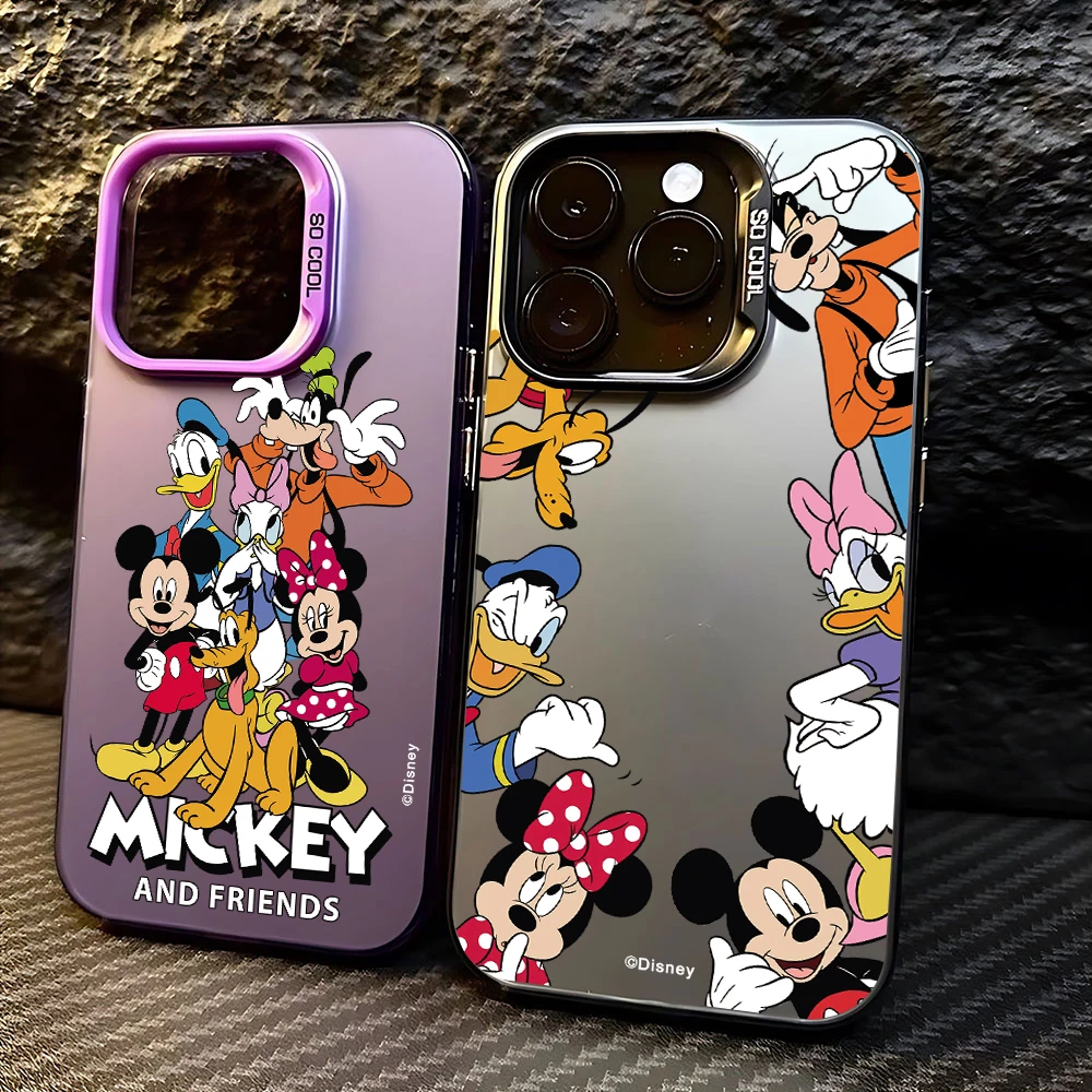 Hot Disney Mickey Mouse Case for Samsung Galaxy S24 S23 S22 S21 S20 Note20 Ultra Plus FE M31 4G 5G Matte Shockproof Back Cover