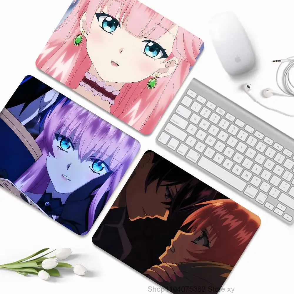 Anime 7th Time Loop Mousepad Small LockEdge Mouse Pad For Gamers Computer Desk Pad Rectangular Anti-slip Rubber