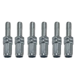 6Pcs M6 Hollow Screw Kit For 212cc Hollow Screw x Nuts Go Kart