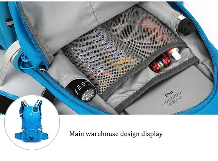 Bergsteiger-Wanderrucksack 20 Liter Herren und Damen Outdoor-Sport Laufrucksack Wasserdichter Camping-Trekking-Rucksack – Detail 19