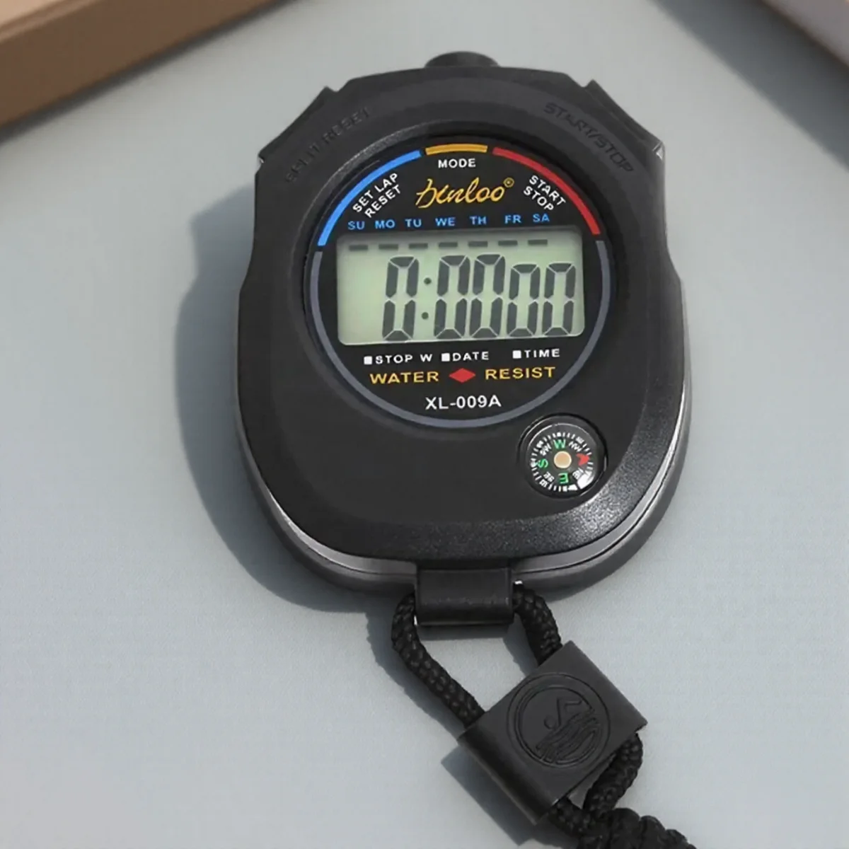 ساعة توقيت رقمية، شاشة كبيرة، ساعة توقيت رياضية متعددة الوظائف مع وقت تاريخ التنبيه لمدربي تدريب اللياقة البدنية #1