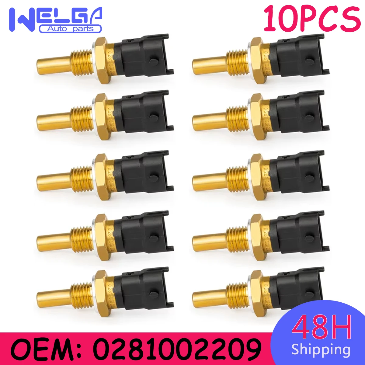 

1/10 PCS 0281002209 Temperature Sensor Switch TEMP For Polaris Ranger 500 570 700 XP RZR 4 800 900 0280130093 0280130094 4010644