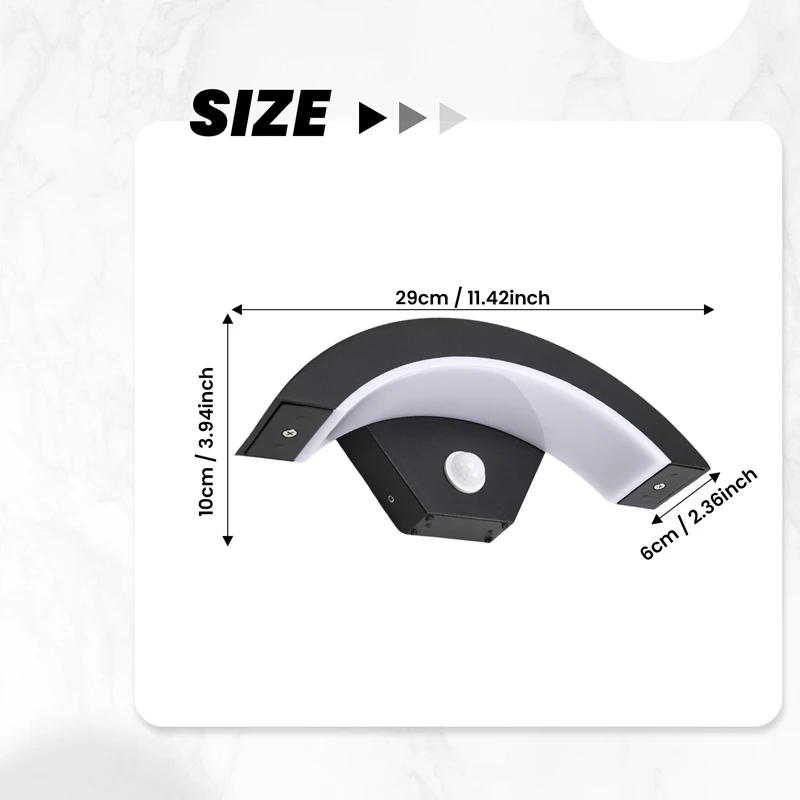 BAAG-屋外 LED ウォールライト バルコニー 外壁 中庭 誘導灯 廊下照明 装飾ライト