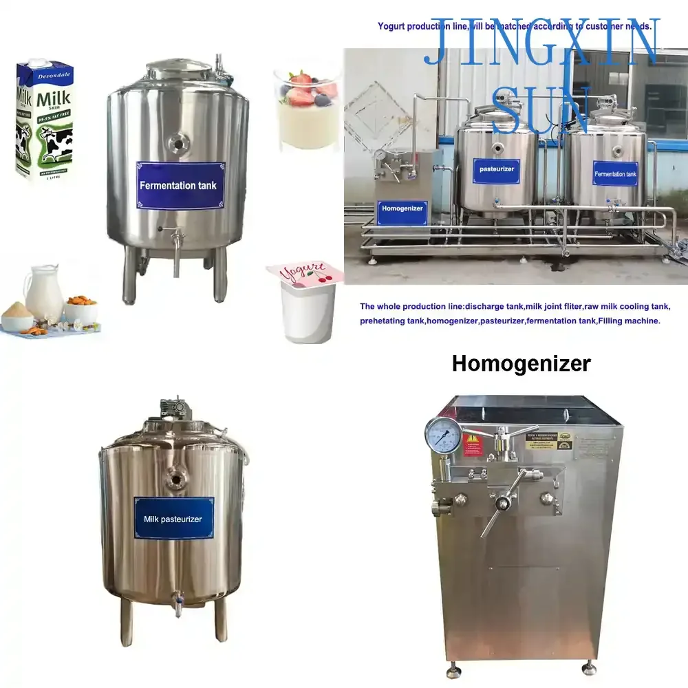 Fresh Milk Pasteurization Equipment for Greek Yogurt Production Line for Small Scale Yogurt Making Machine for Home Dairy