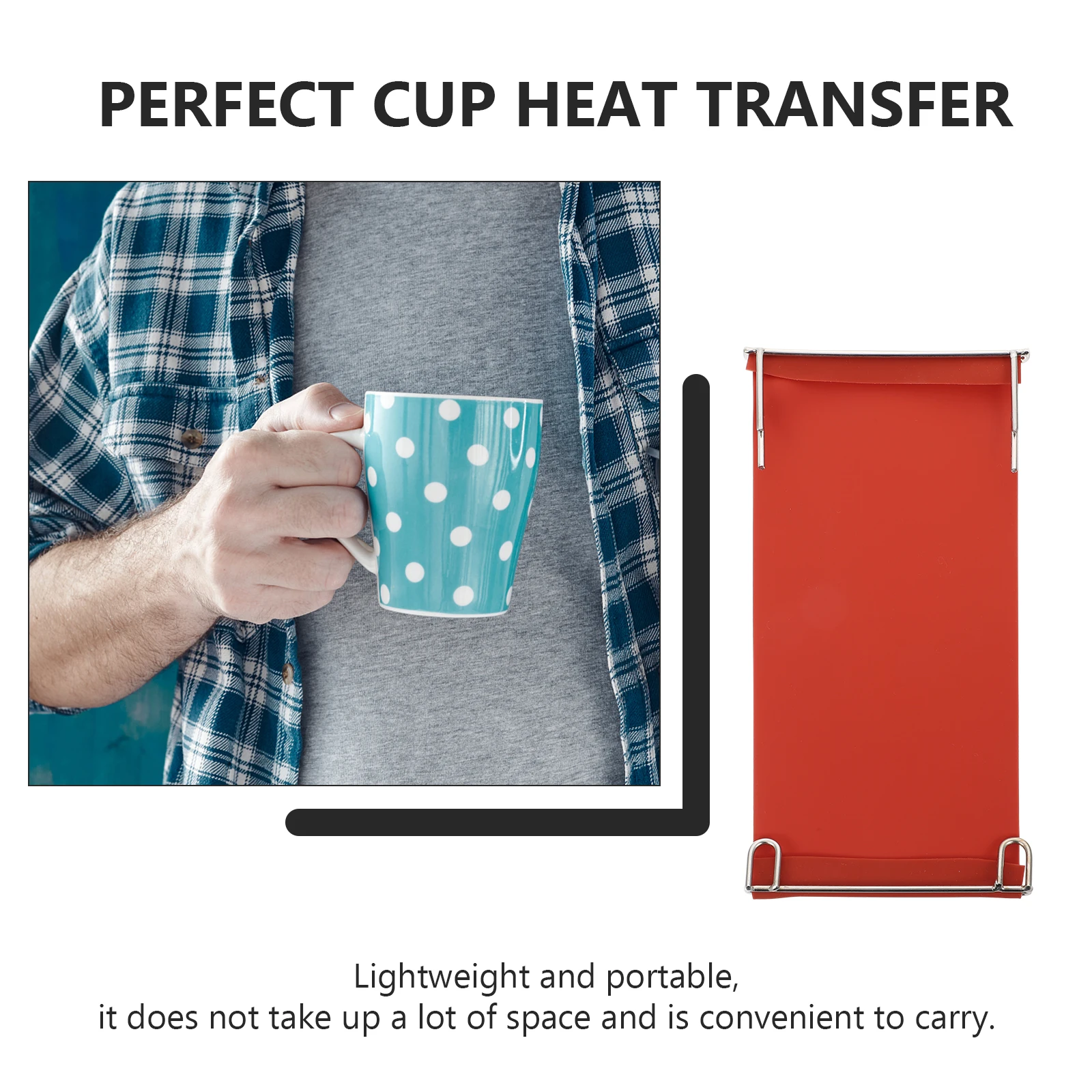 

1pc Silicone Metal Fixture Durable Lightweight Portable Easy Clean Transfer Cup Mold DIY Clamp Art Heat Transfer Cup Fixture