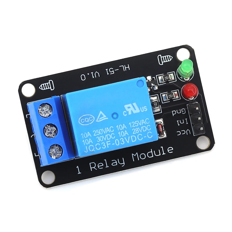 1/2/4 Channel 3.3V Low Level Trigger Relay Module 8550 SMD Transistor with Status Indicator Lamp