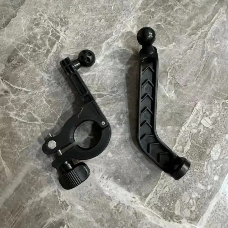 Universal Handlebar Mount Strong Clamp with 17mm Ball Head Suitable for Secure Attachment of Navigation & Phone Holders 24BB