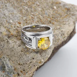 Men's Gemstone Style 316LStainless steel Wedding Dragon Rings, High Quality Jewelry, Fashion Trend