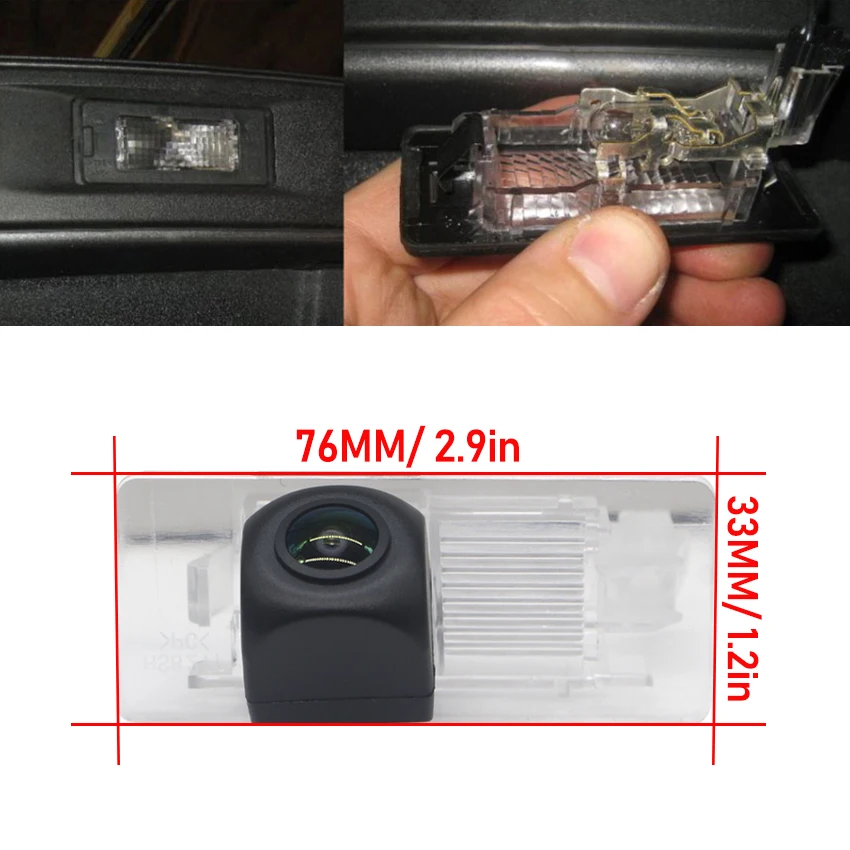 Backup Rear View Camera For Volkswagen Up For Seat Mii For Skoda Citigo 2011~2015 HD CCD Night Vision license plate camera