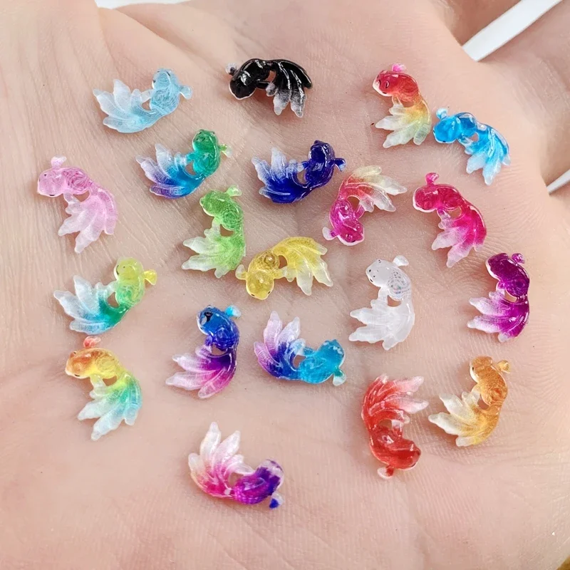 8*12mm Acryl wedding decoration &Mermaid exhibition Goldfish crafts accessories Rhinestones Making DIY Nail design art deco-HR60