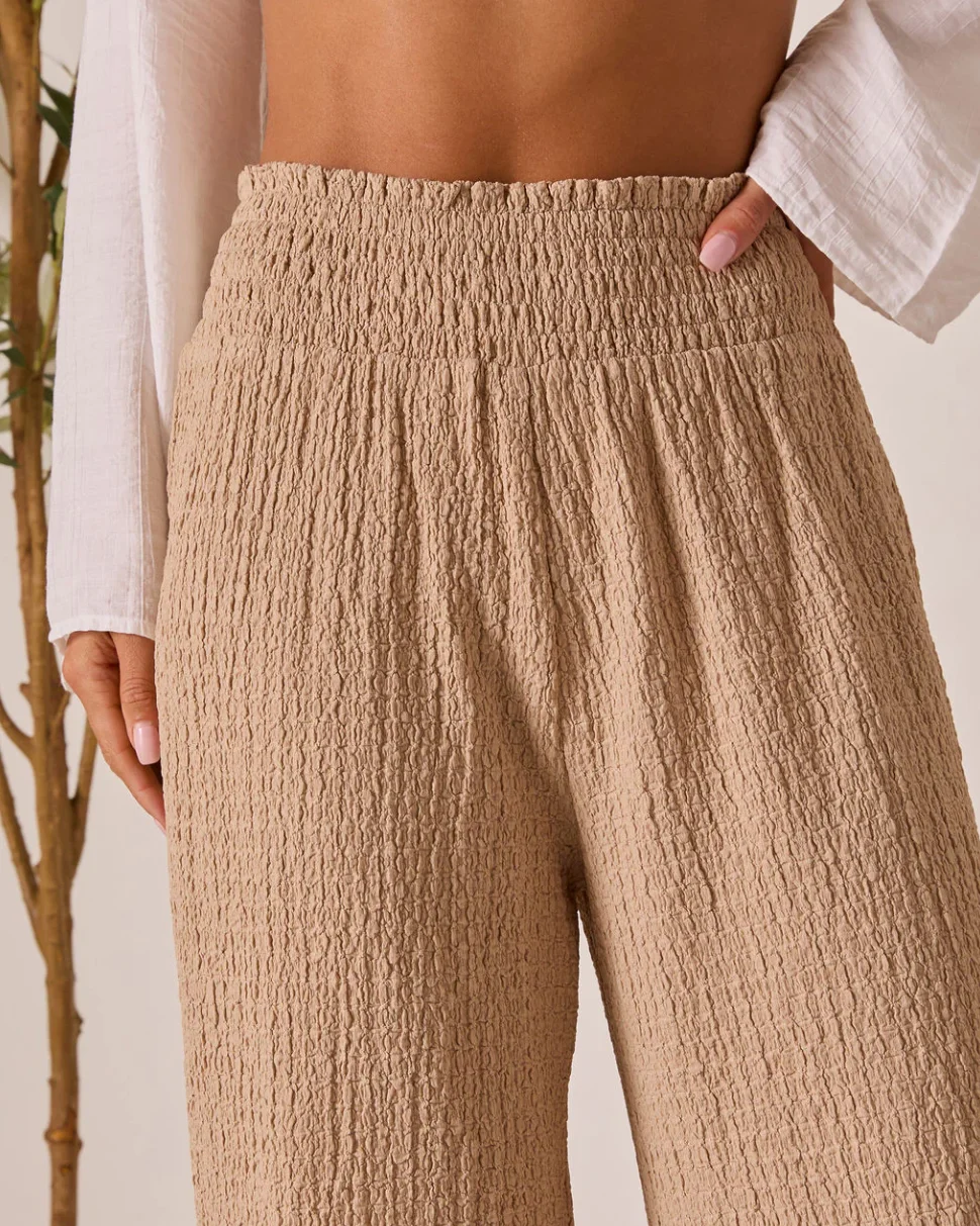 ミッドウエストストレートレッグカジュアル、秋冬新作、ゆったりとした万能な質感のワイドレッグパンツ、レディースロングパンツ