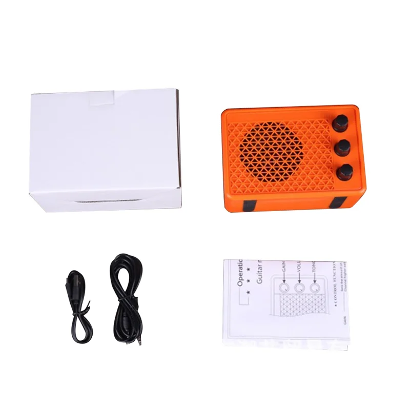 

1 Set JN-YX01 Portable Acoustic Guitar Amplifier 5Watt Acoustic Guitar Amplifierr Normal/Bright Dual Channels With Bluetooth