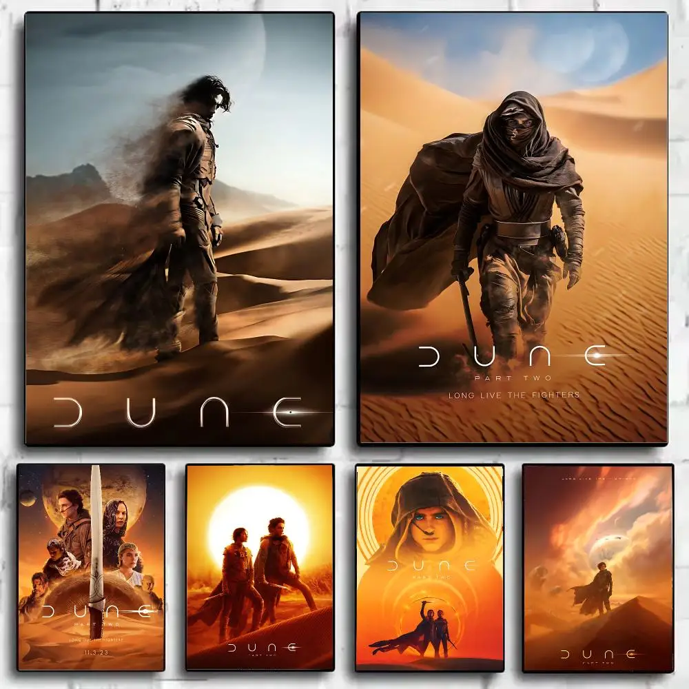 Movie D-Dune Poster Wall Art Print Sticker for Bedroom Living Room Dorm Office Modern Home Decor