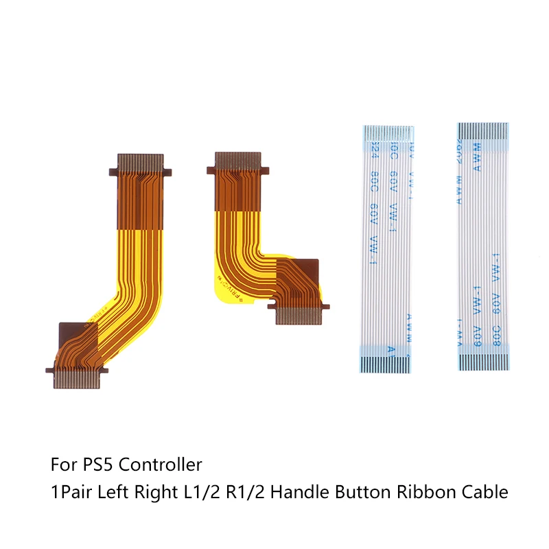 

1Pair Left Right L2 R2 L1 L2 Motor Connect Ribbon Flex Cable Handle Button Board For PS5 Controller Touch Ribbon Cable