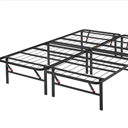 Furniture Customization Folding Metal Bed Easy Carry Folding Frame Metal Bed Frame Wholesale