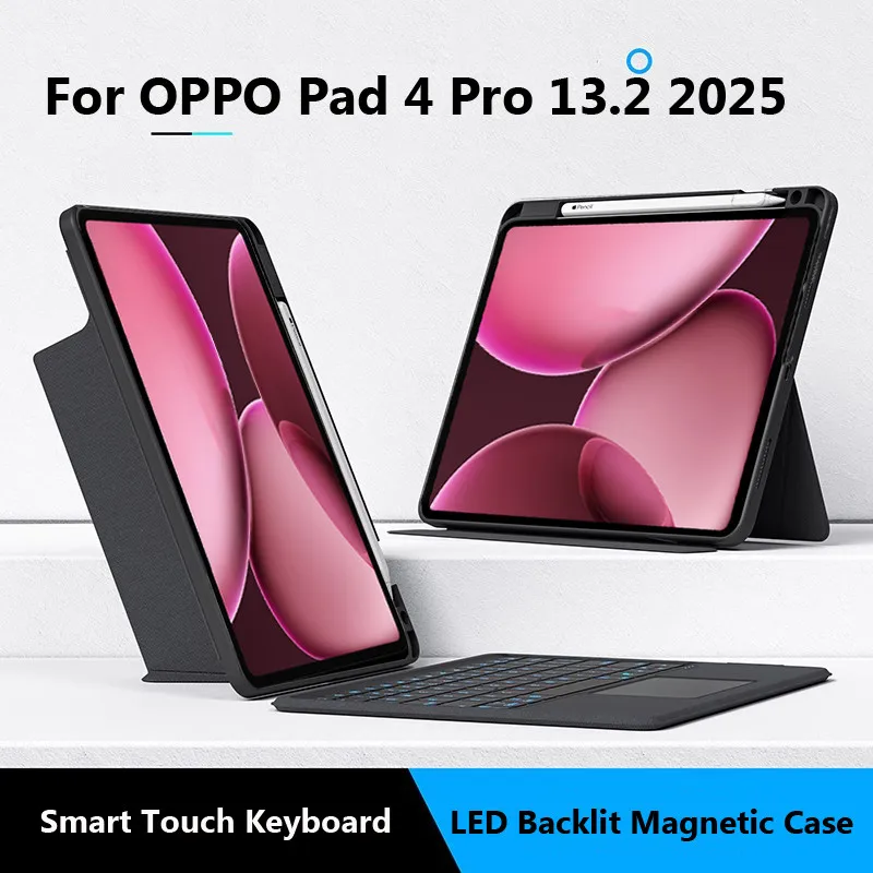 Touchpad Keyboard for OPPO Pad 4 Pro 13.2 Inch 2025 LED Backlight