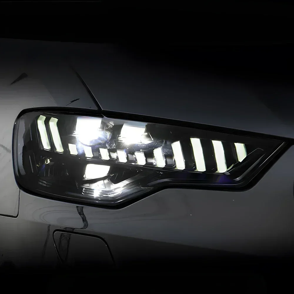 

Assembly For Audi A6 C7 A6L S6 2012-2015 LED Auto Headlights Upgrade A7 Style Dual Projector Lens Car Front lamps Accessories