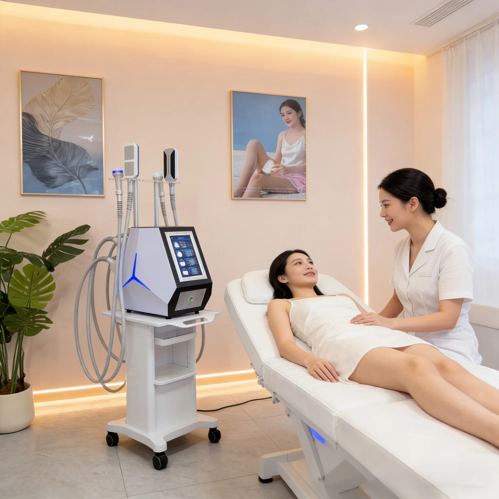 

Portable Cryotherapy Machine T-Shock Cryo Cellulite Removal Machine Body Slimming Skin Tightening Machine