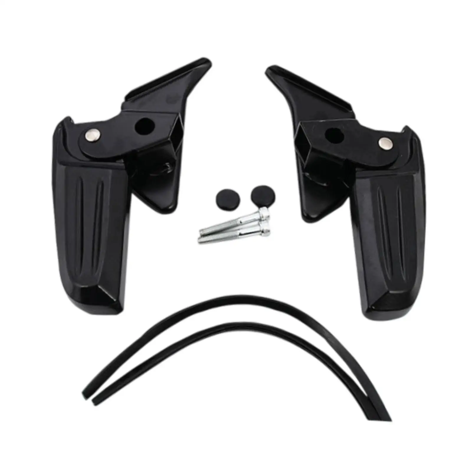 Motorcycle Foot Pegs Multiuse Wear Resistant DIY Modified Nonslip Folding for Motorbike Electric Bicycle Replace Parts