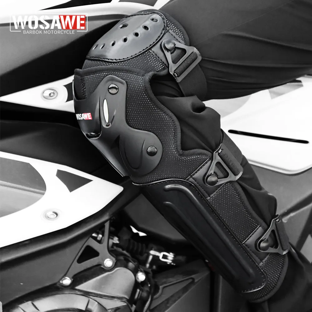 WOSAWE Motorcycle Riding Protective Equipment Cross-Country Riding Protective Anti-fall Knee Pads