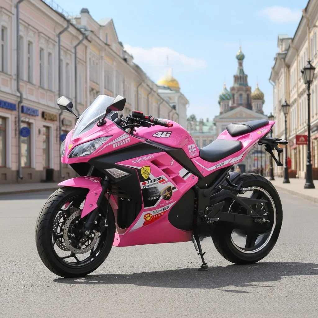Russia exports the Little Ninja high-power electric motorcycle Fire Fang Dragon R3, a long-range electric motorcycle