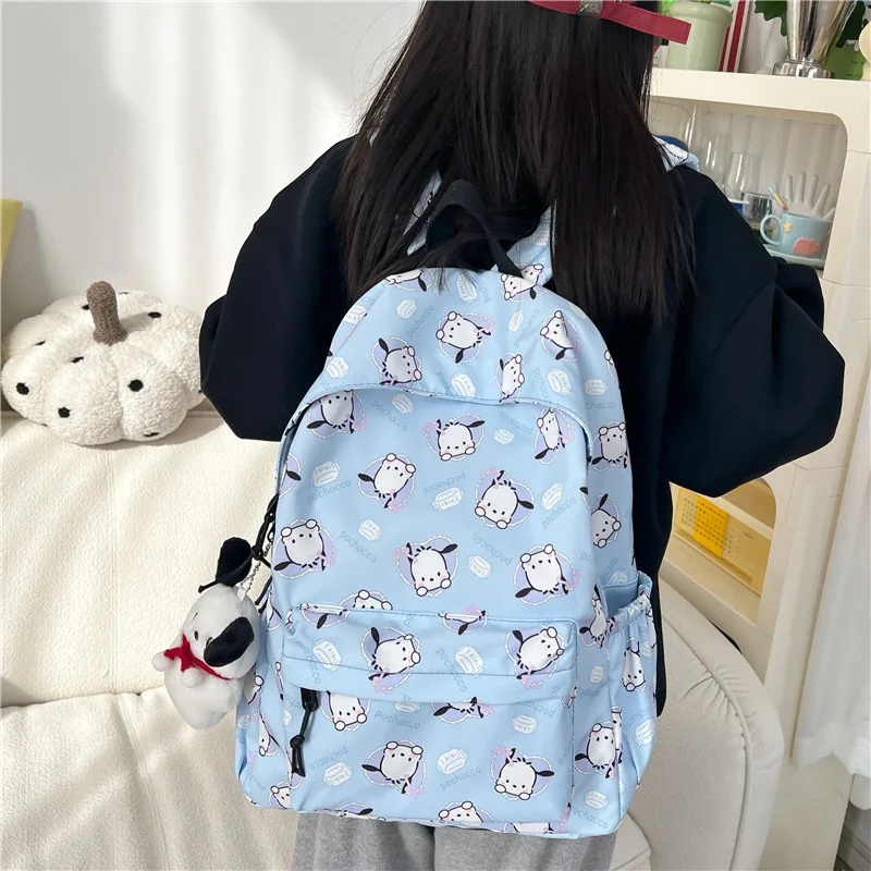 

Sanrio New Pacha Dog Student Schoolbag Cute Cartoon Lightweight Casual Large Capacity Backpack