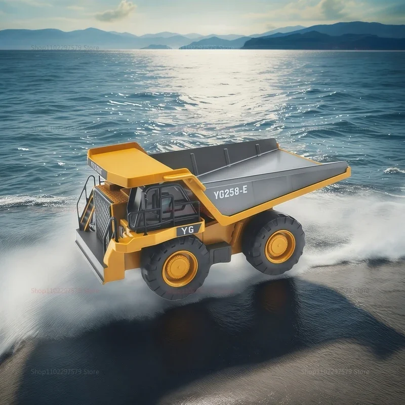 子供向け2.4G RCカー、掘削機、ブルドーザー、ダンプカーのおもちゃ、電動エンジニアリング車両、リモコン合金モデルおもちゃ、男の子の子供へのギフト