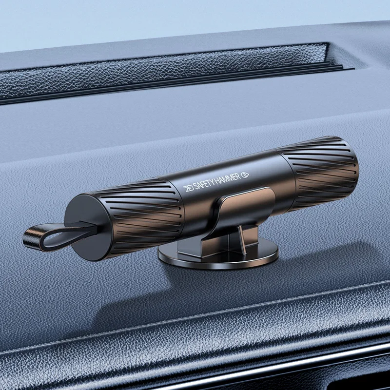 

Car Glass Breaker Belt Cutter Full Survival Kit Accessories 2-in-1 Emergency Rescue Tool Tungsten Steel Auto Safety Hammer