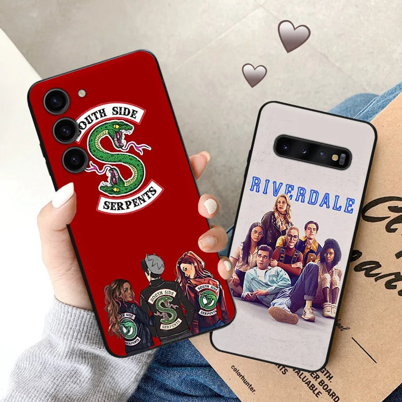 Ultra Thin Matte Silicone Soft Case For Samsung S24 Ultra S23 S22 Plus S21 S20 S10 Note20 Riverdale South Side Serpents  Cover