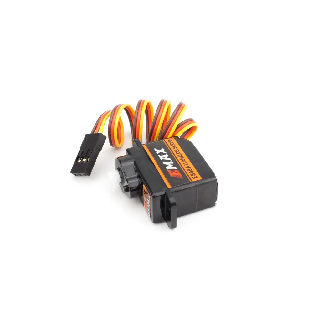 Micro Servo analogique ES08A 9g, engrenage en plastique amélioré 4.8V-6.0V pour bricolage RC Drones avion modèle d'avion jouets accessoires de servos