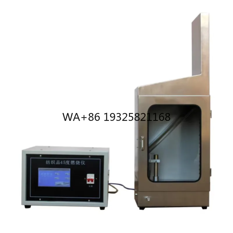 Fabric Flammability Test Machine Flame Testing Machine Textiles 45 Degree Flammability Test Chamber