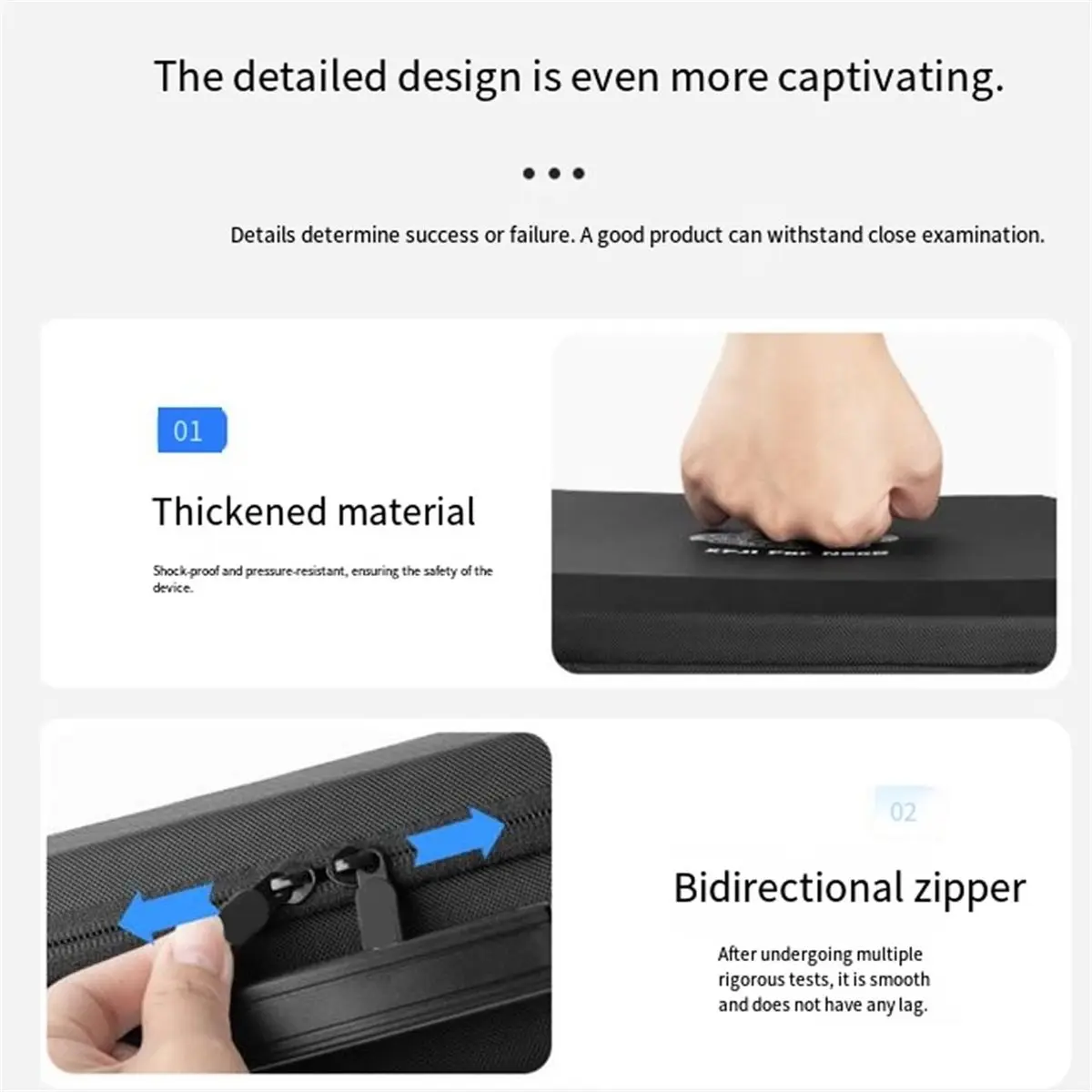 

Суперпрочный кейс для DJI NEO 2 Combo, сумка-чехол из полиуретана, водонепроницаемая наплечная сумка для аксессуаров дрона, удобная для путешествий, модель B