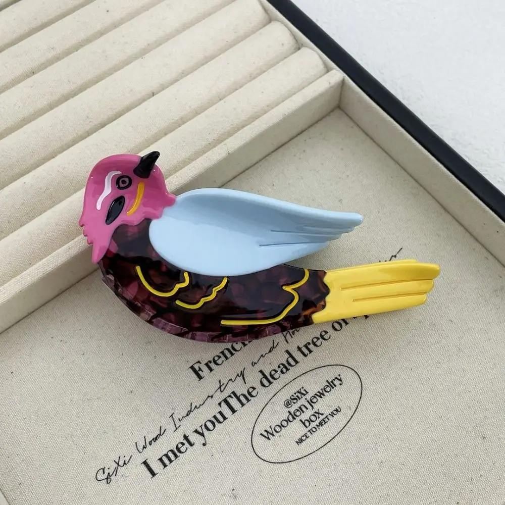 

Cute Cartoon Animal Shark Clip Creative Korean Style Acetic Acid Hair Claw Woodpecker Headwear Swallow Bird Hair Claw Travel