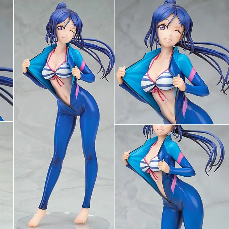 

Коллекционная фигурка LoveLive! Масуура Канан в дайвинг-костюме, 100% оригинал, из ПВХ, аниме-фигурка, модель, игрушка, подарок