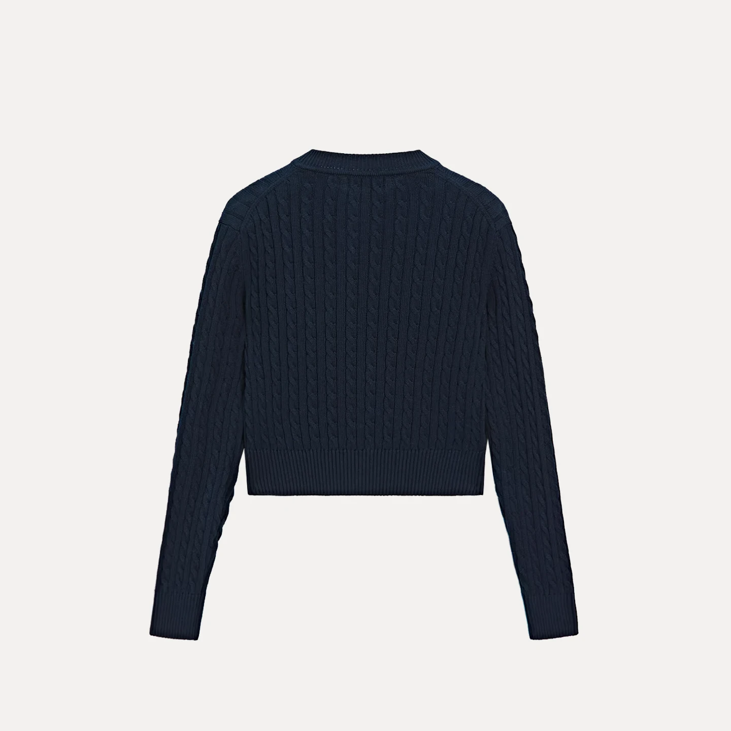 Z 2025冬新作 レディース スレニットセーター ラウンドネック ツイスト ロング丈 ボタン留め カーディガン