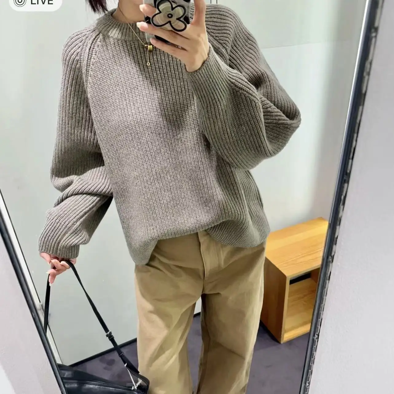 UMI MAO женская одежда, шерстяной пуловер в рубчик с круглым вырезом, вязаный свитер, свитер с длинными рукавами, новый зимний топ Femme Y2K