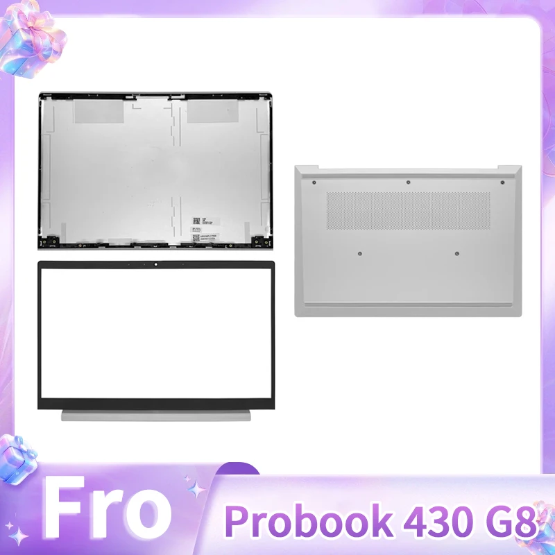 

Для ноутбуков Probook 430 G8, Zhan 66 Pro 13 G4: задняя крышка ЖК-дисплея, передняя рамка, нижний корпус