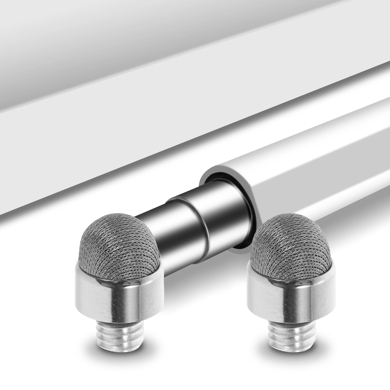 5 peças ponta de caneta de pano condutor touchscreen stylus substituição 7mm pontas capacitivas m5 rosca externa resistente ao desgaste para design