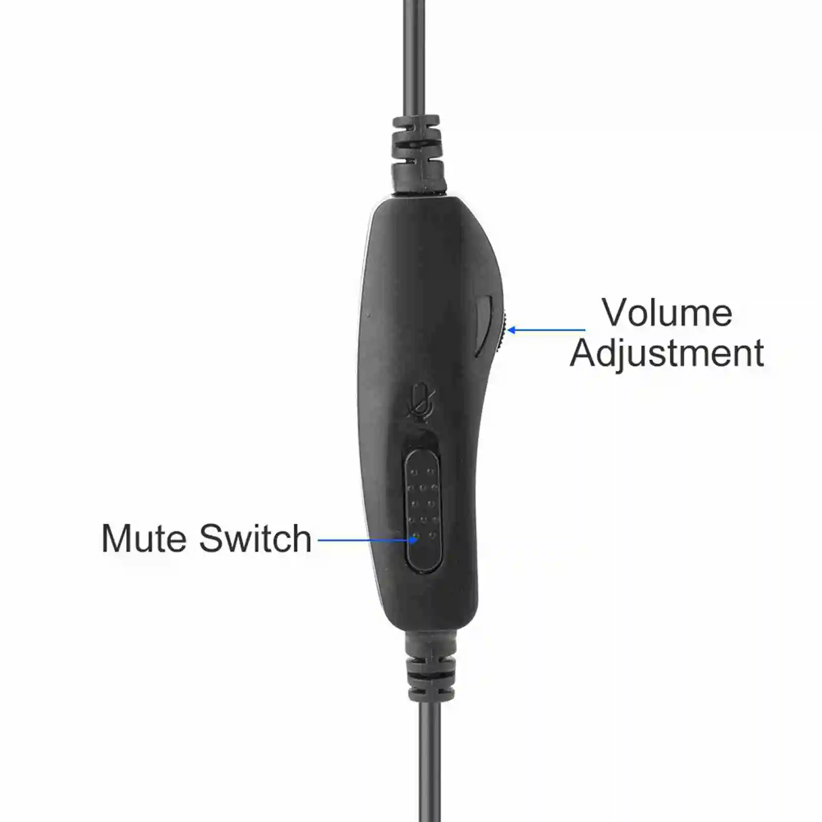 Casque de téléphone pour Center d'appels, casque de Center d'appels RJ9 avec micro antibruit avec réglage du Volume et muet