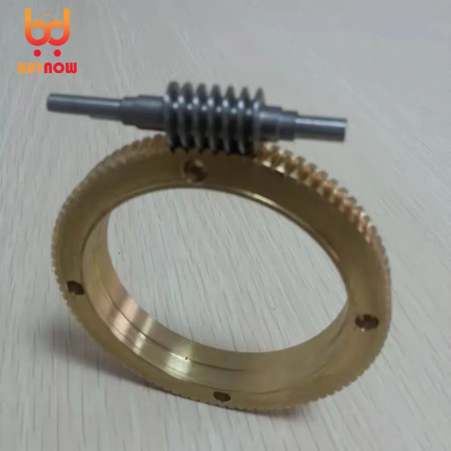 

Outer Diameter:72mm 0.8M-90T Worm Gear Rod Speed Ratio 1:90 1Set