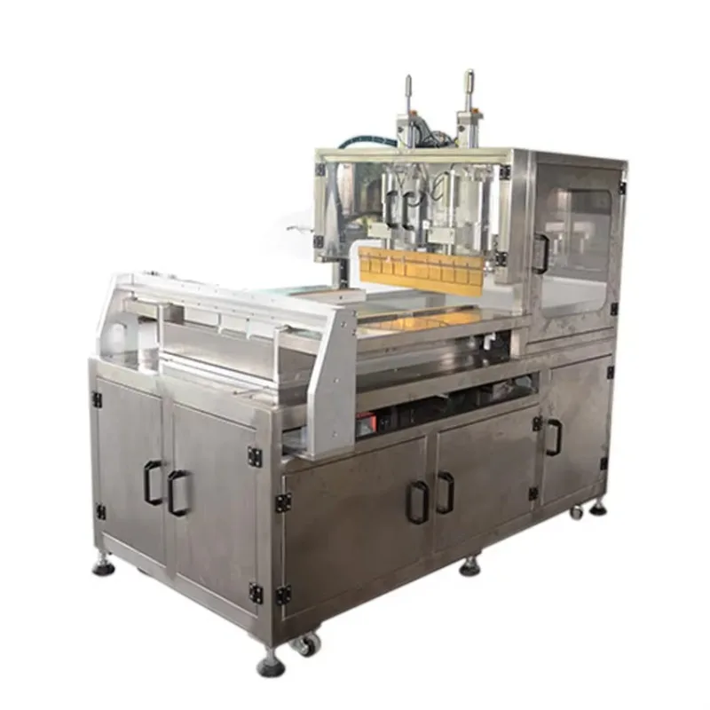 Automatic Rotating Ultrasonic Cake Cutting Machine for New Snack Food and Bread Slicer