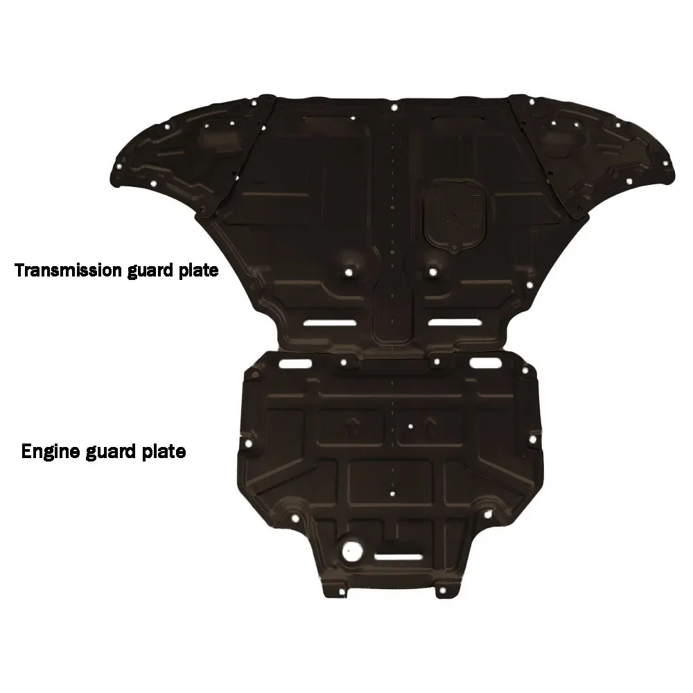 Engine Guard Board Splash Shield Mud Fender Plate Cover Black Car Mudflap Mudapron Mudguard For Audi Q7 2017 - 2024 2.0T 3.0T