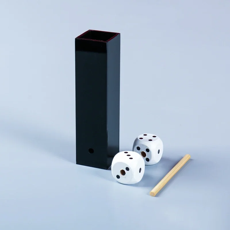 Houdini Dice by Sugawar Magic Tricks Gimmick Magician Close Up Illusions Prop Metalism Classic Toys Dice Number Prediction Magia