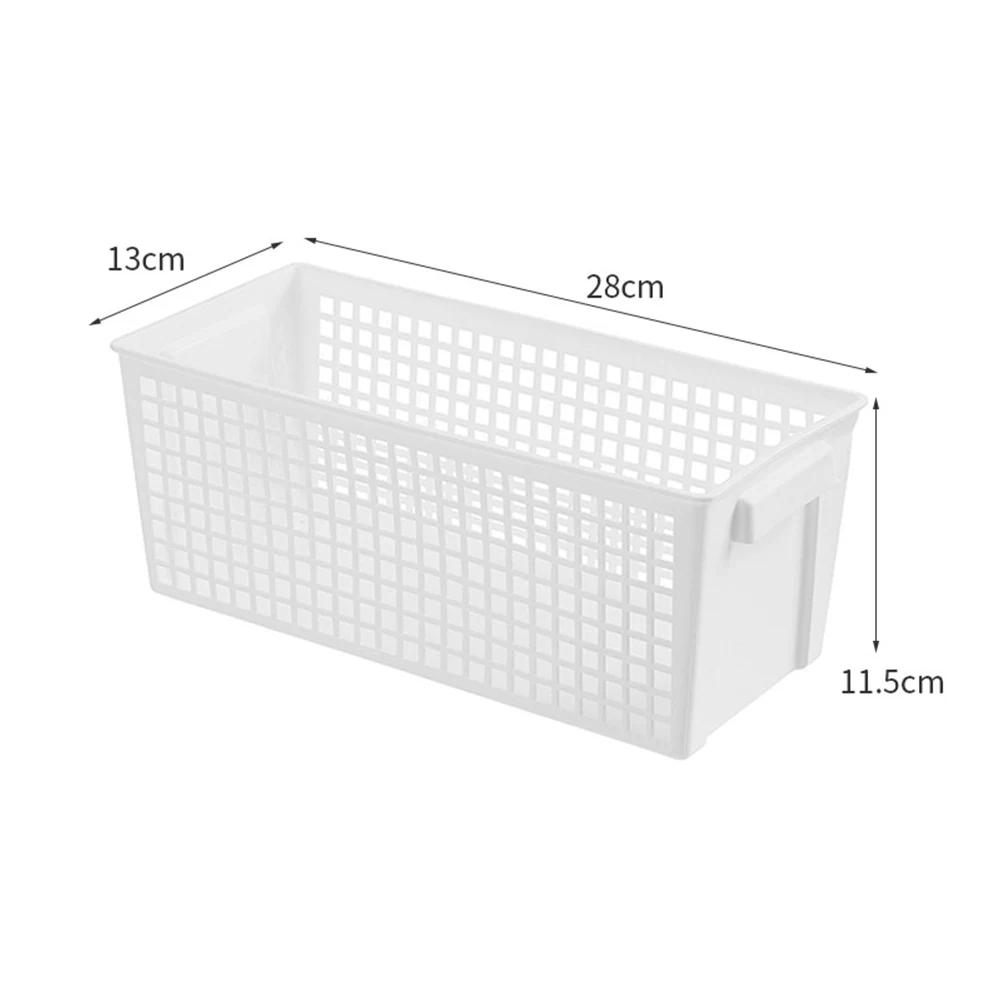 Desktop Basket Snack Storage Hollow Rectangular Storage Basket Widely Used In Families, Balconies, Living Rooms And Bathrooms