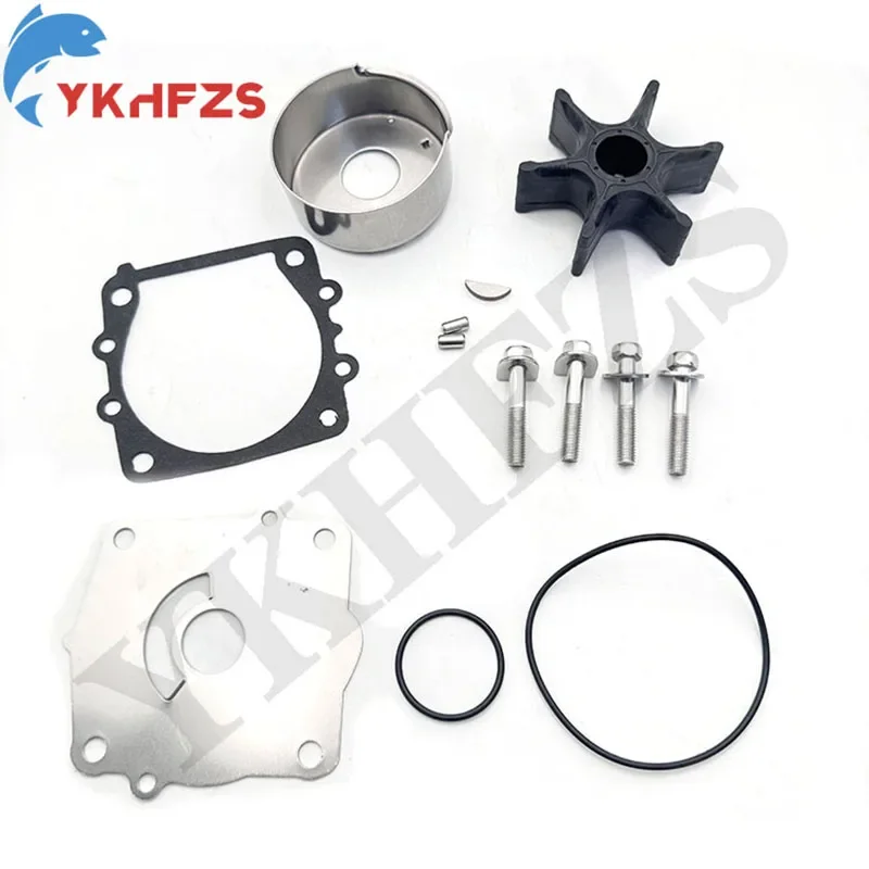 Water Pump Repair Kit for Yamaha Outboard 4 Str 75HP F75B 90HP F90B VF90A 115HP F LF VF115 Models Replace 68V-W0078-00 18-3523